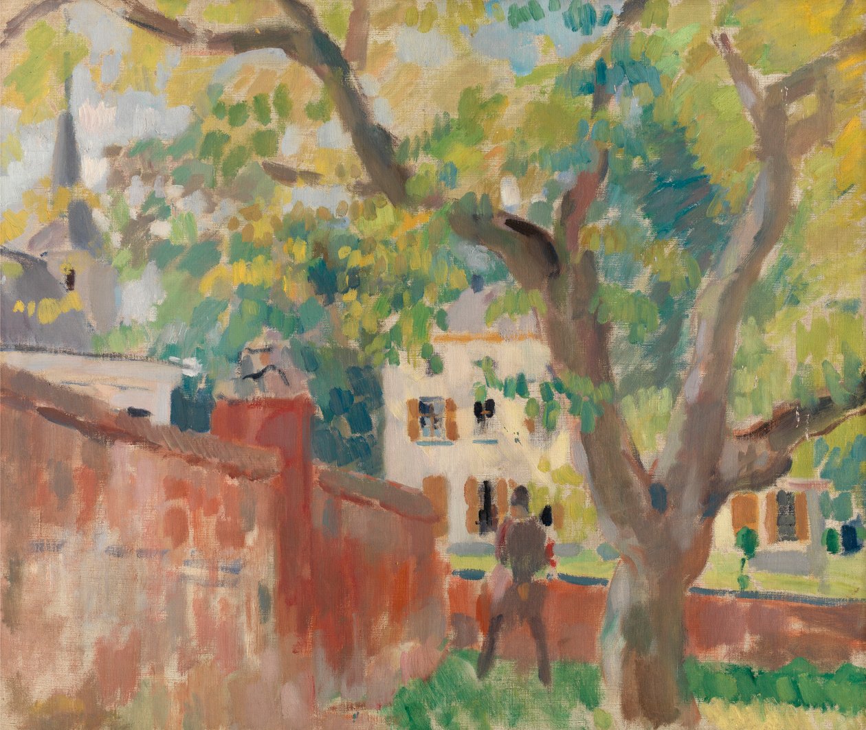De oude walnotenboom B door Rik Wouters
