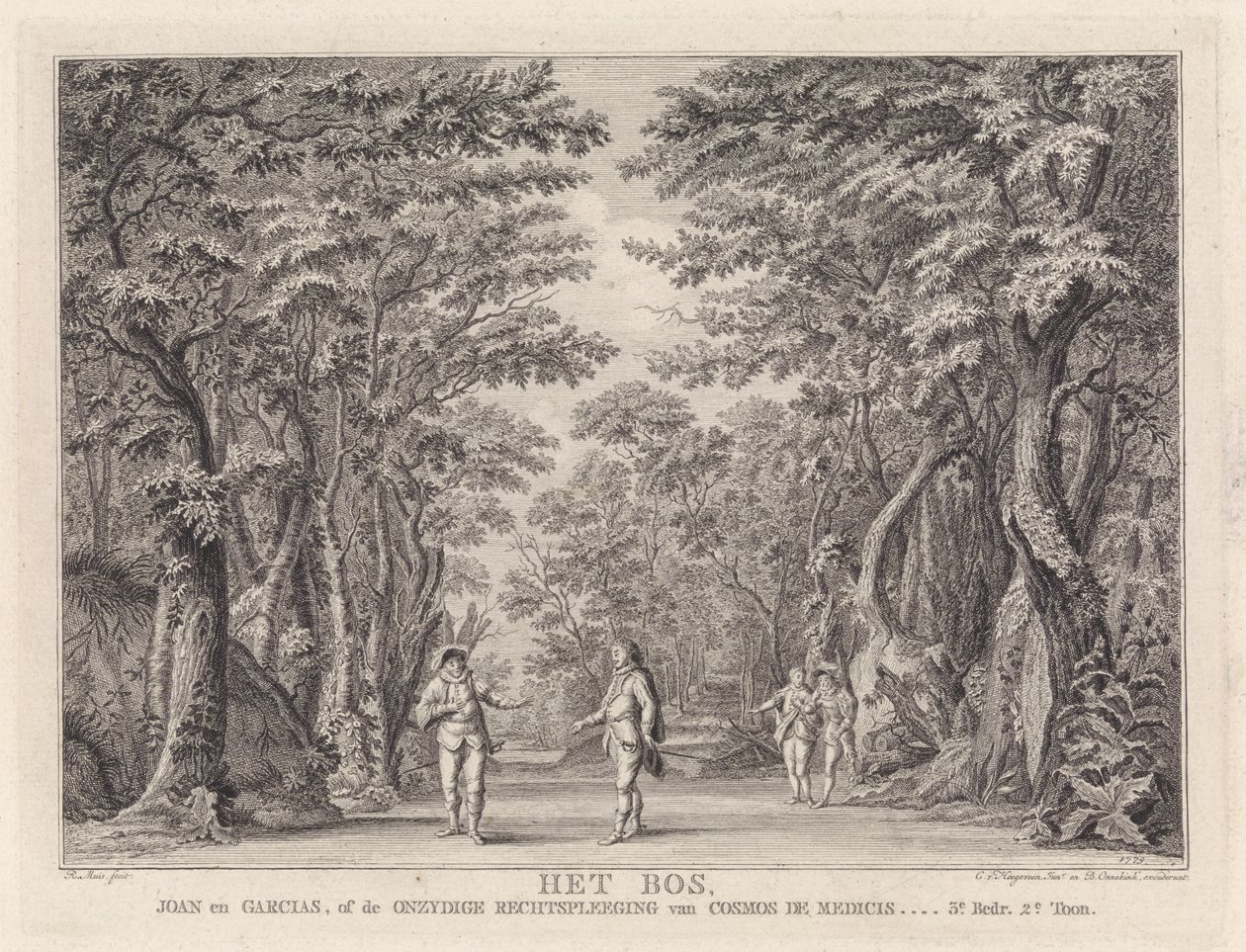 De dood van Johan en Garcias: Vier mannen in het bos door Robbert Muys