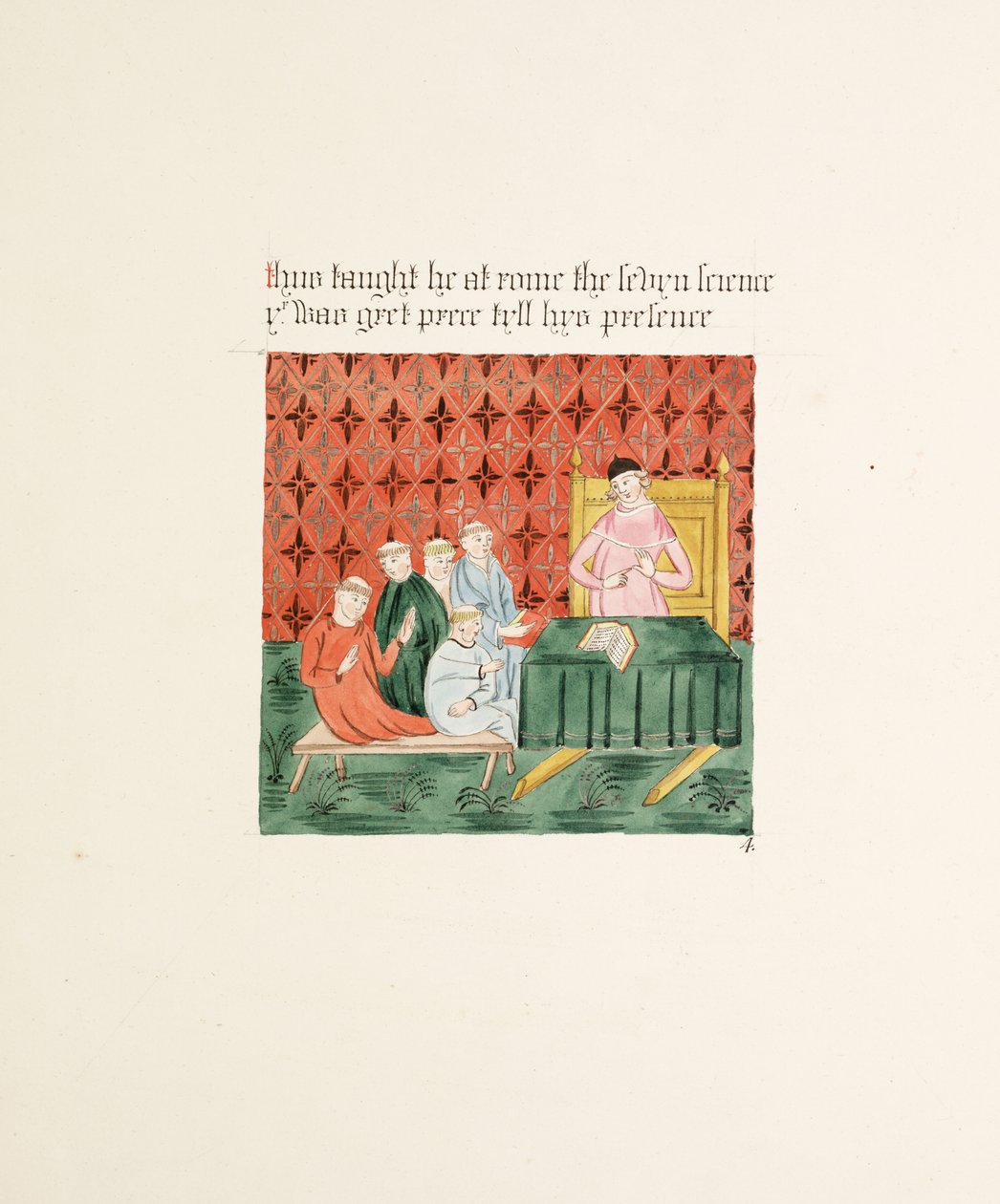Ms. New Coll 380, f13r. De oudheden van de Kathedraal van Sint-Maria, Carlisle, getekend door Robert Carlile, 1795 door Robert Carlile