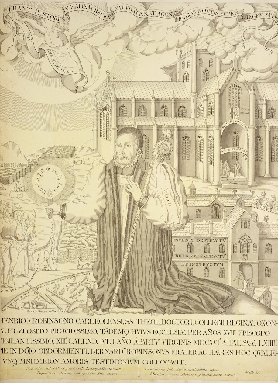 De antiquiteiten van de kathedraal van Saint Mary, Carlisle, getekend door Robert Carlile, 1795 door Robert Carlile