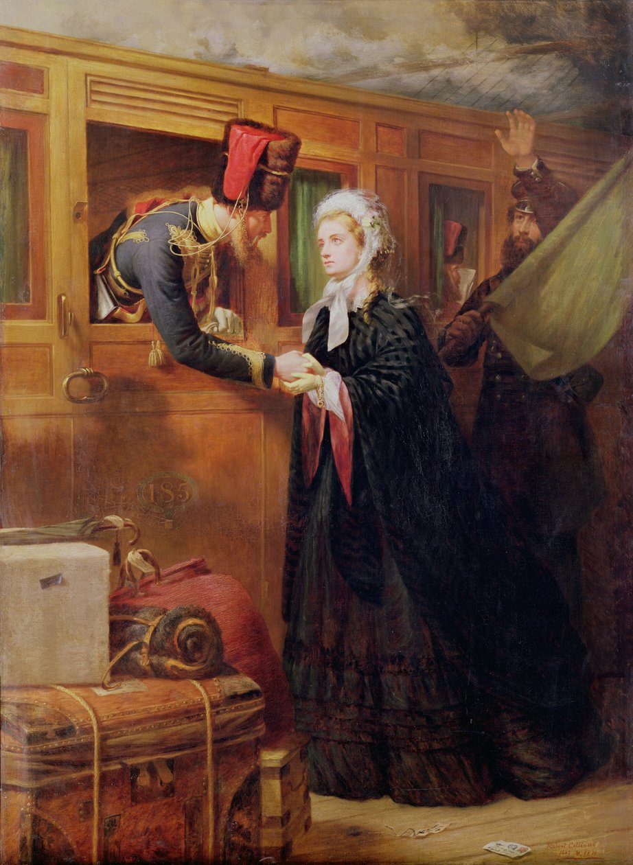 Afscheid van de Lichte Brigade, 1885 door Robert Collinson