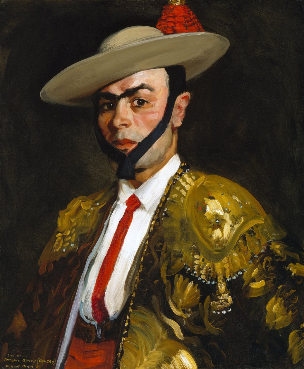 Antonio Banos, 1908 door Robert Cozad Henri