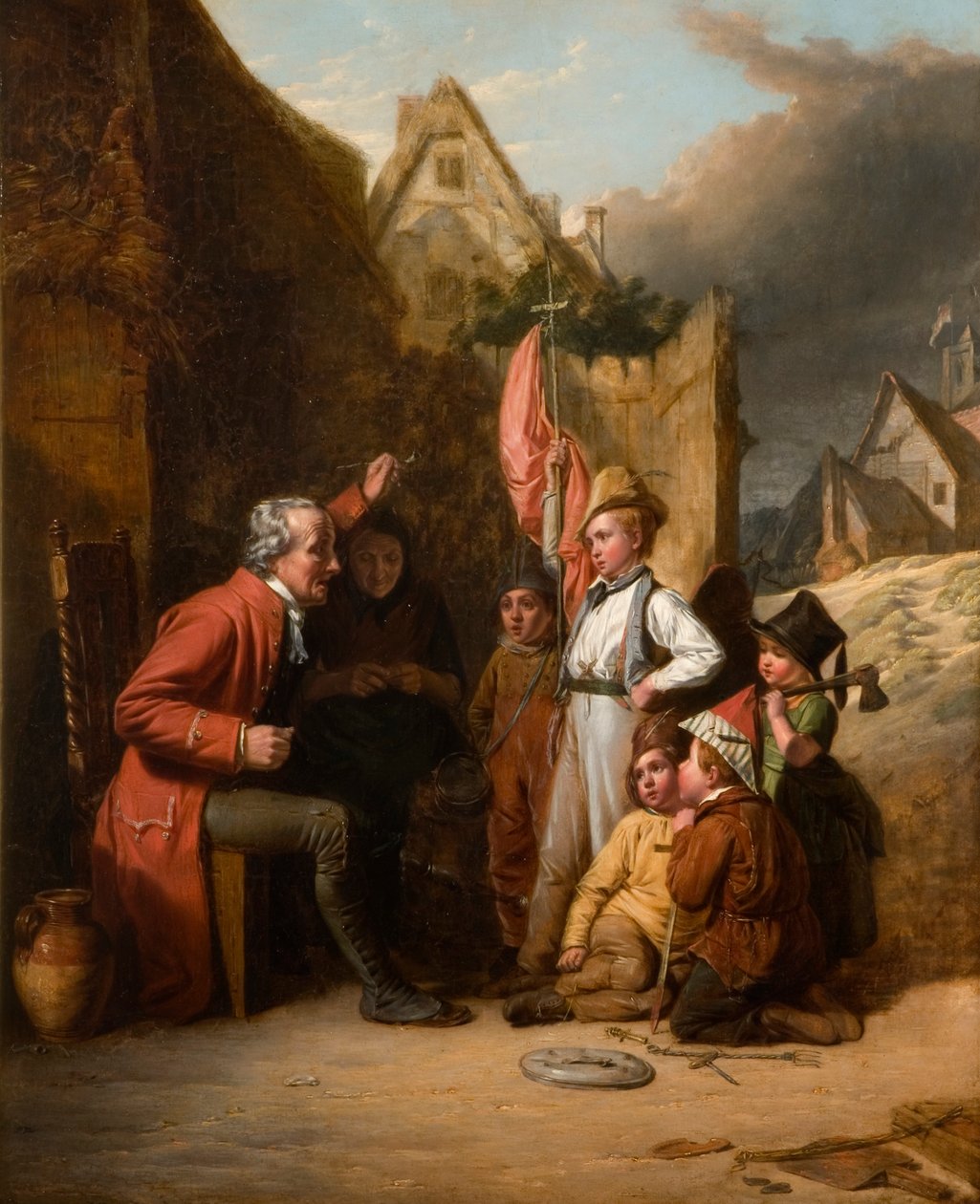 Oude Houten Been, 1830 door Robert Farrier