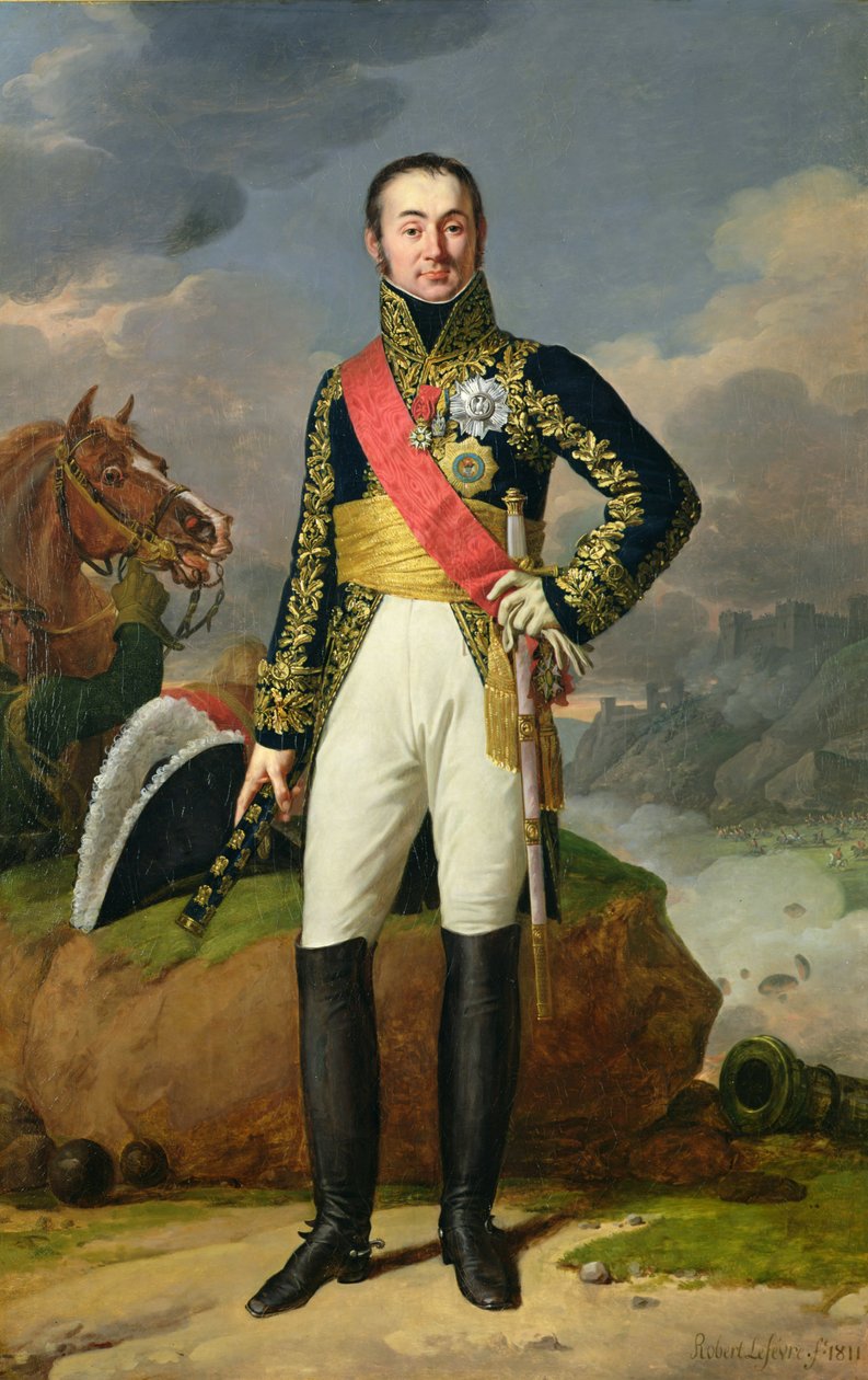 Nicolas-Charles Oudinot, Hertog van Reggio en Maarschalk van Frankrijk, 1811 door Robert Lefevre