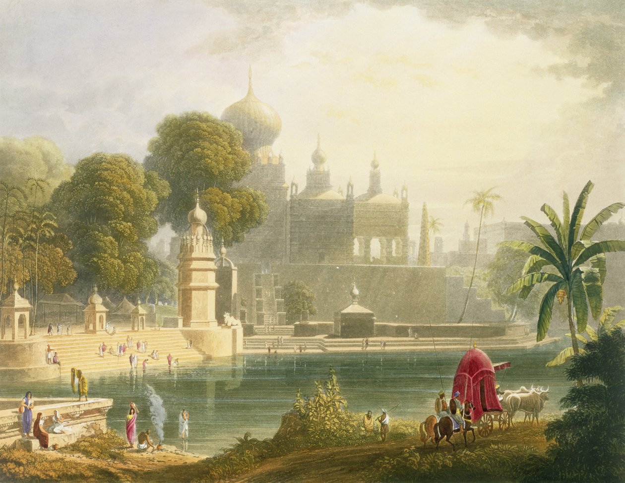 Uitzicht op Sassoor in de Deccan, uit Volume II van 