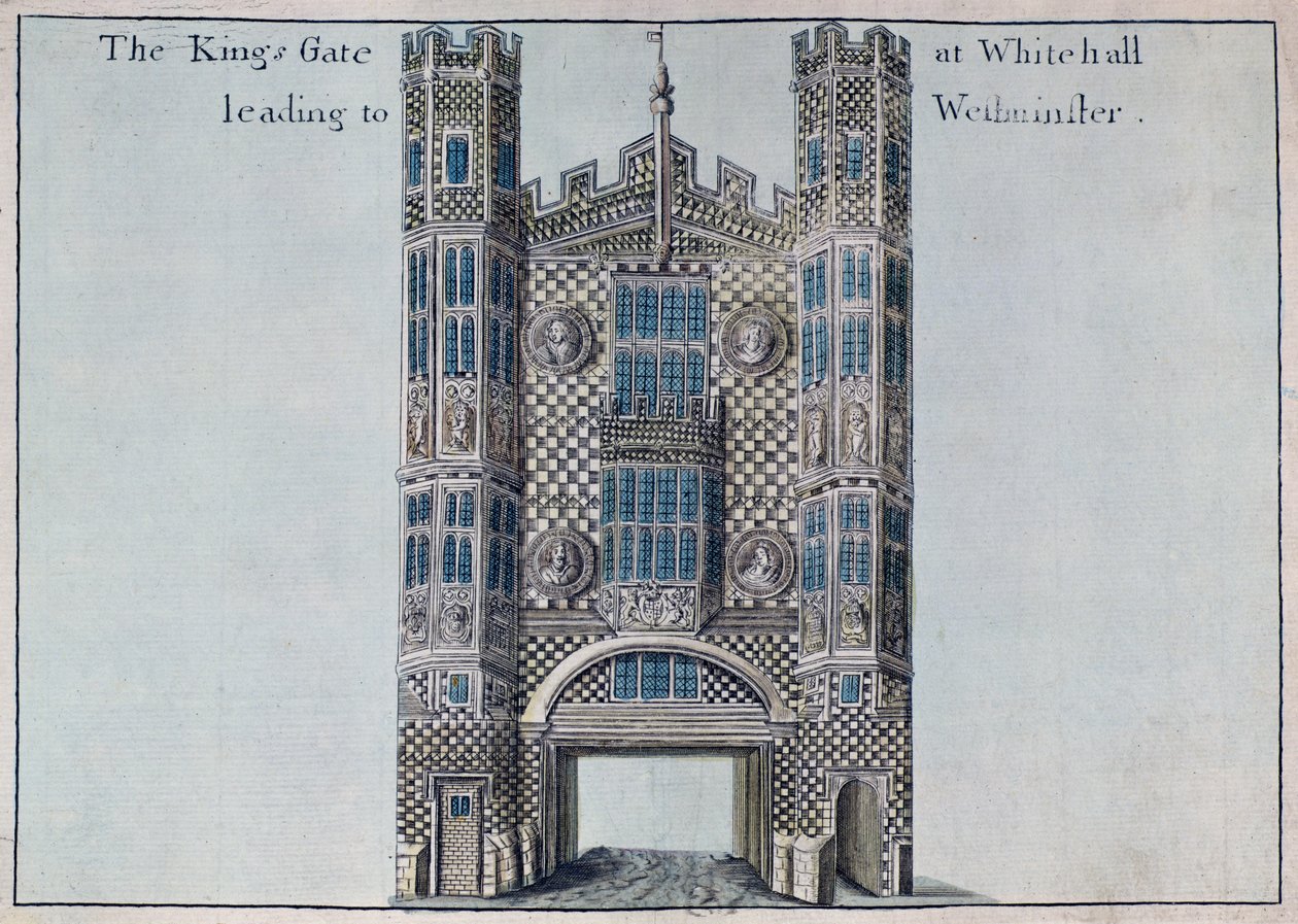 Whitehall: De Koningspoort naar Westminster, uit 