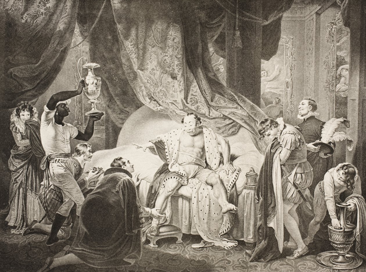 Een slaapkamer in het huis van de Heer, Inductie, Scene II, uit 