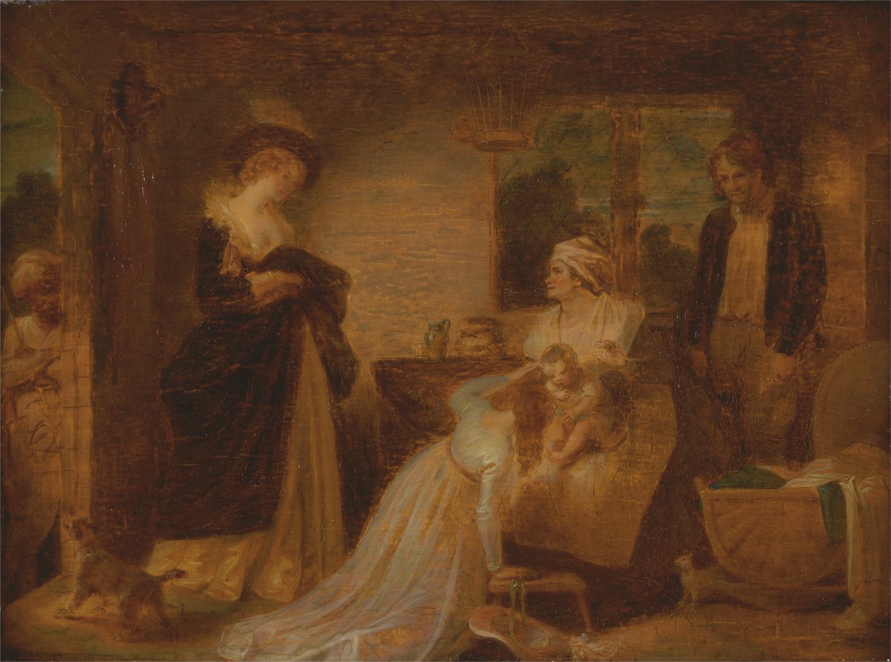 De zeven leeftijden van de mens - De baby, Zoals je het leuk vindt, II, vii door Robert Smirke