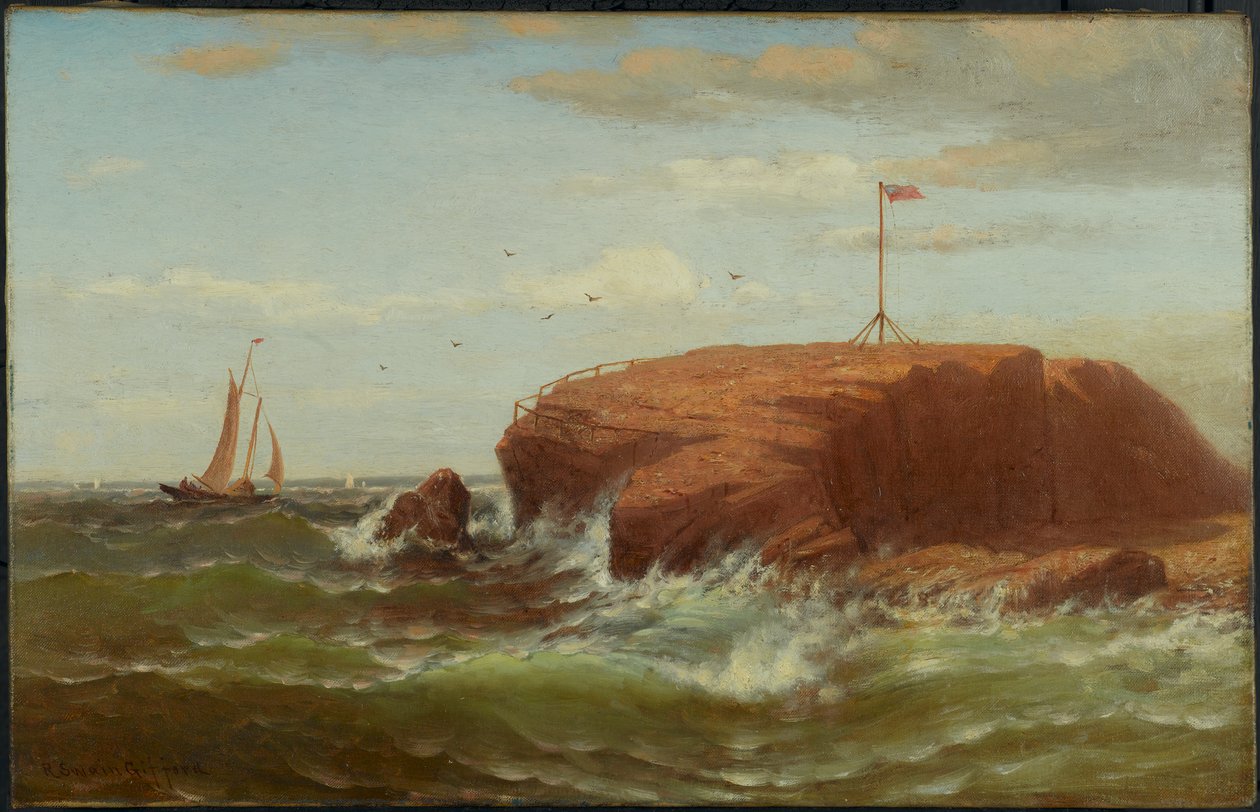 Seconnet Rock, New Bedford, Massachusetts, ca.1865 door Robert Swain Gifford