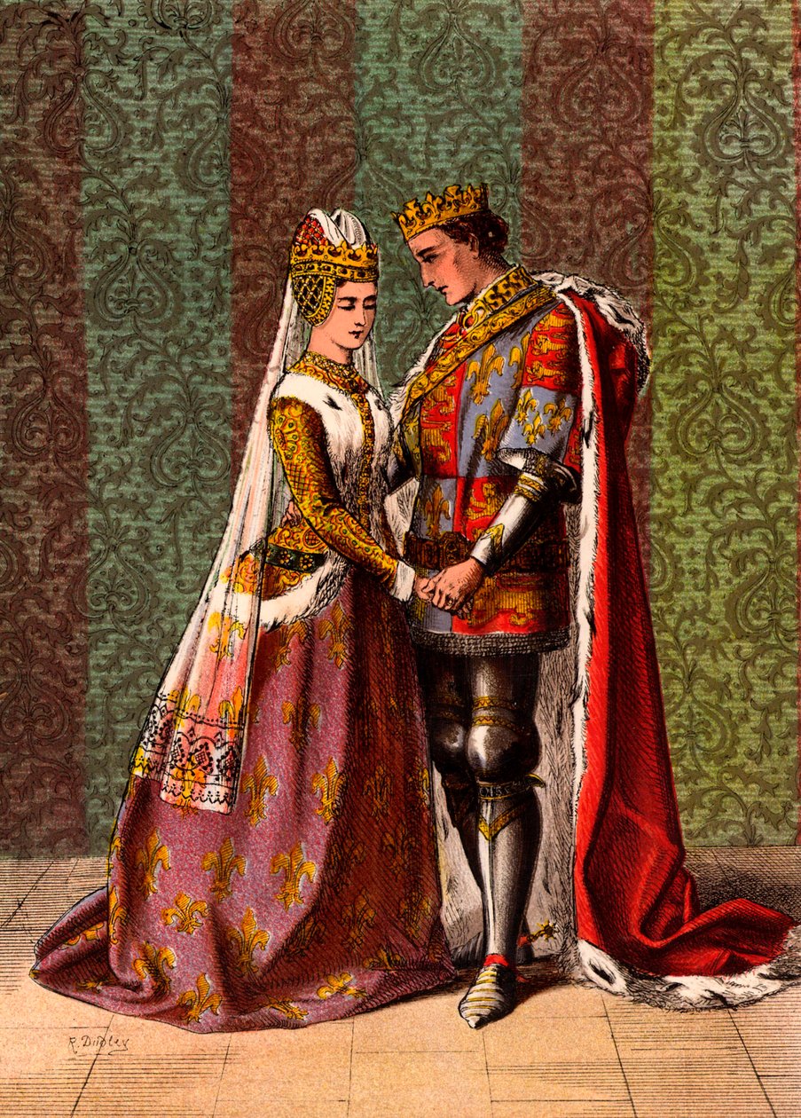 Henry V, Koning van Engeland, het hof maken aan Katherine van Valois, Act V, Scene II, 