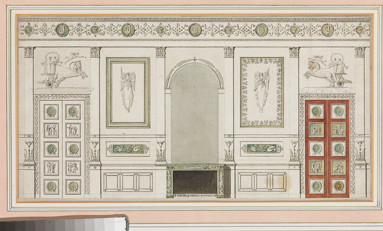 Ontwerp voor Muurdecoraties door Robert Adam