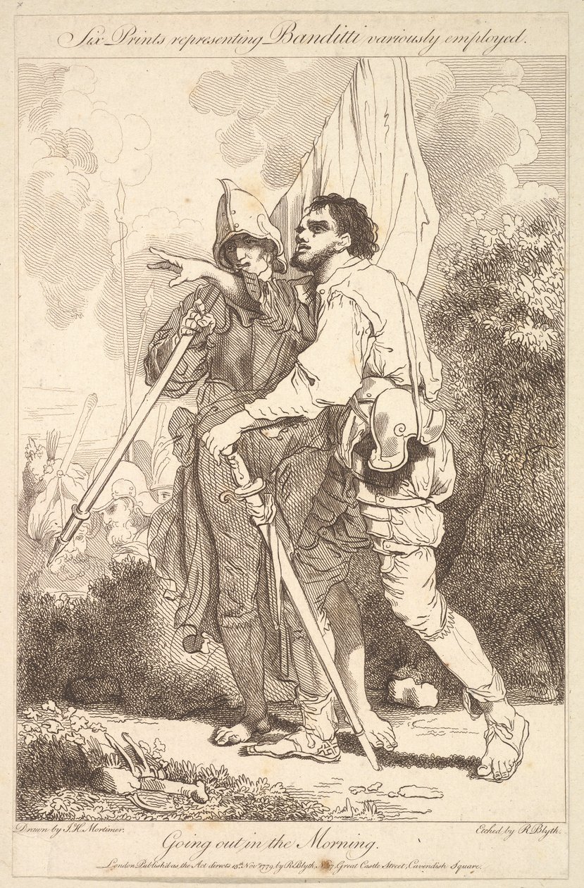 Uitgaan in de ochtend, 15 november 1779 door Robert Blyth