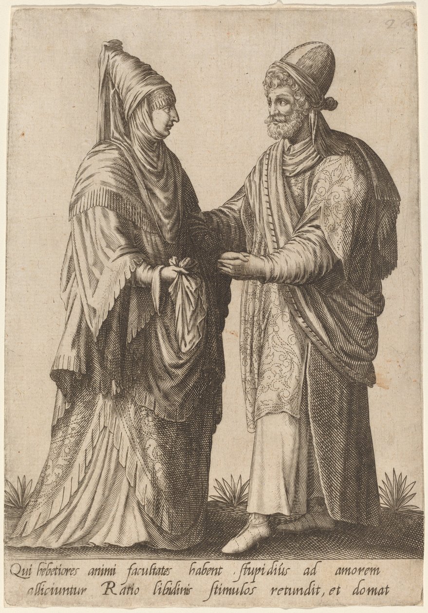 Qui hebetiores animi facultates... door Robert Boissard after Jean Jacques Boissard