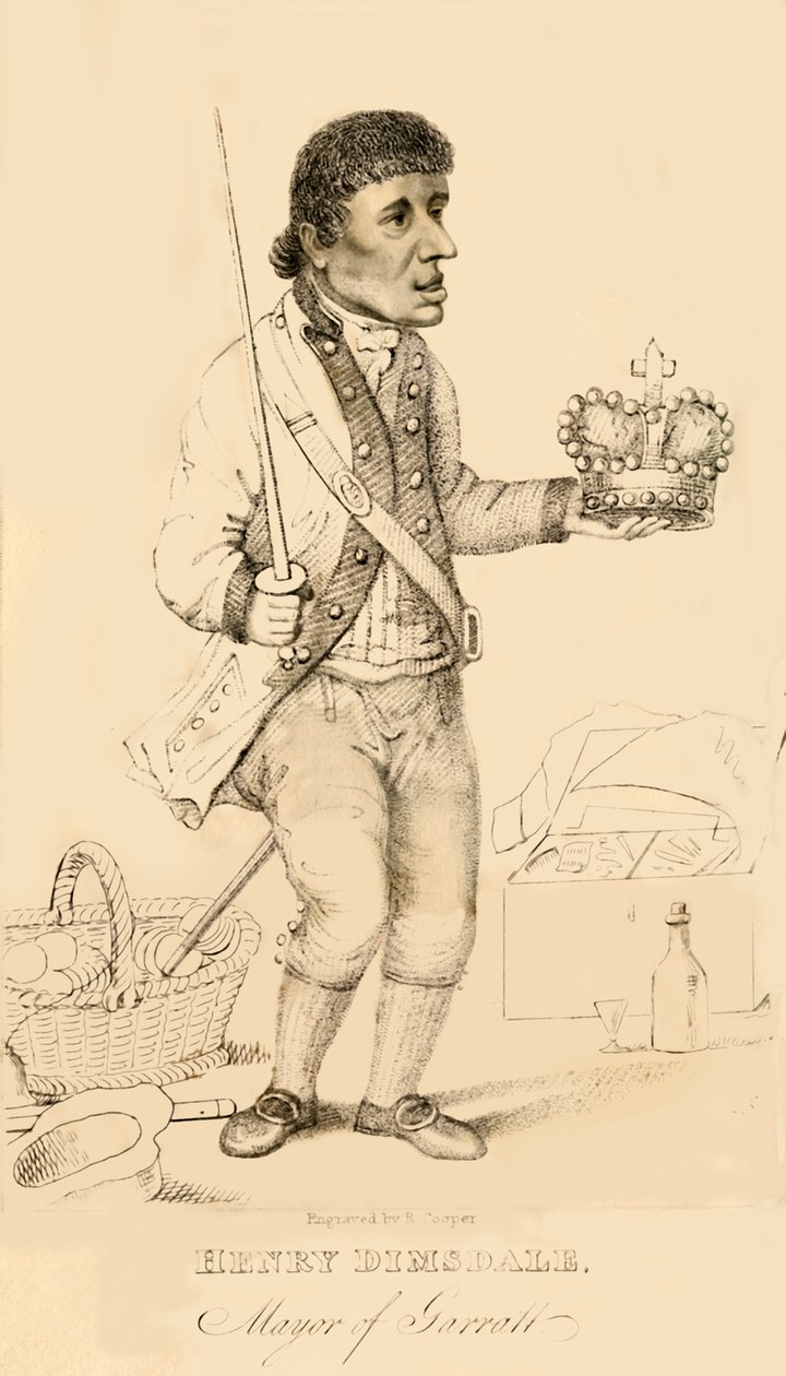Henry Dimsdale, burgemeester van Garratt, 1821 door Robert Cooper