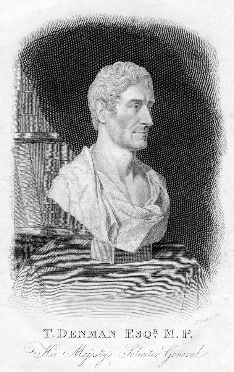 T Denman, haar majesteits advocaat-generaal, 1820 door Robert Cooper