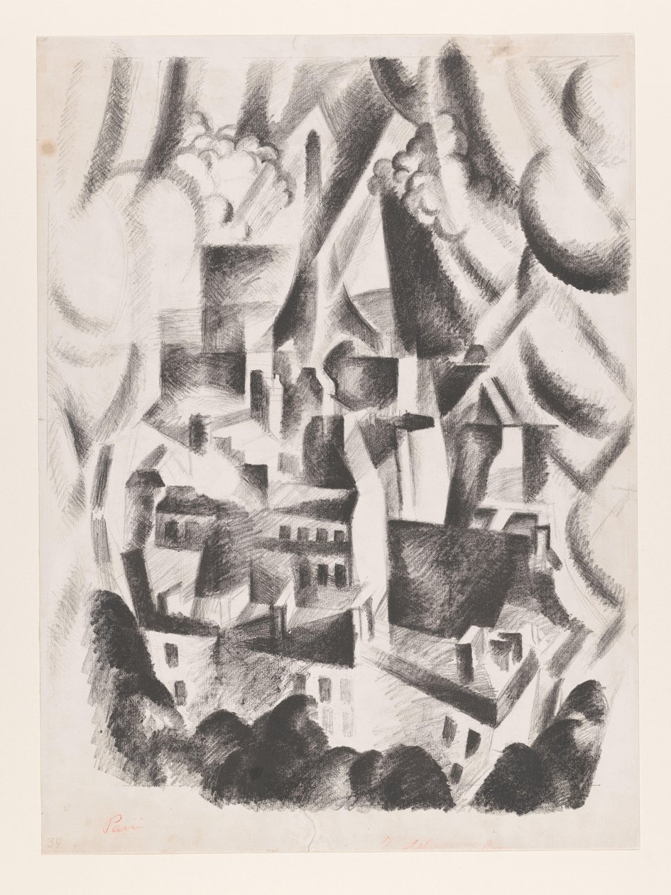 Parijs door Robert  Delaunay