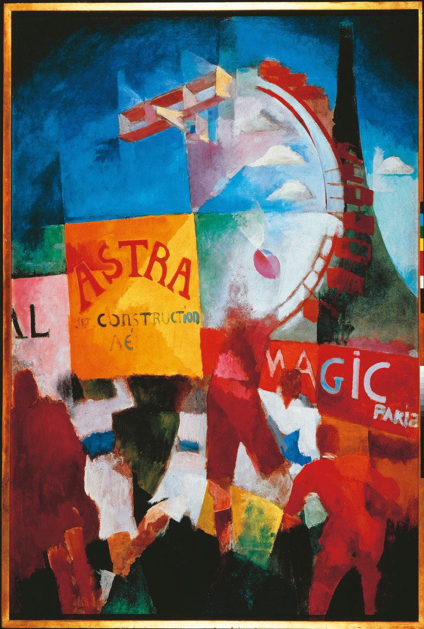 Het Cardiff Team door Robert Delaunay