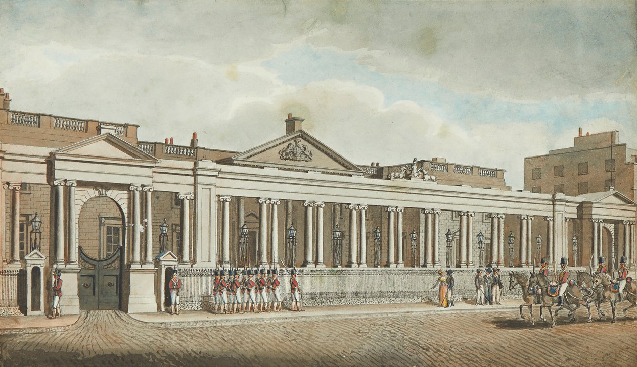 Carlton House, Pall Mall door Robert Dighton