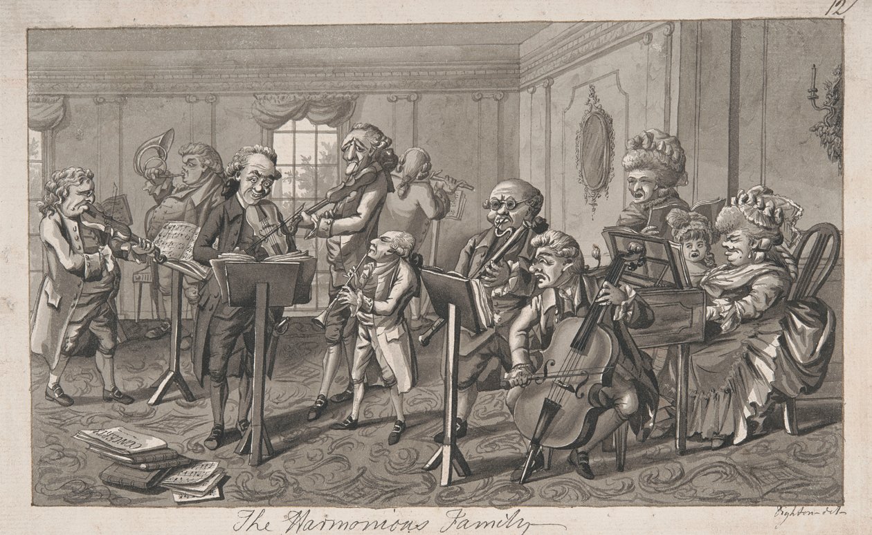 De Harmonieuze Familie door Robert Dighton