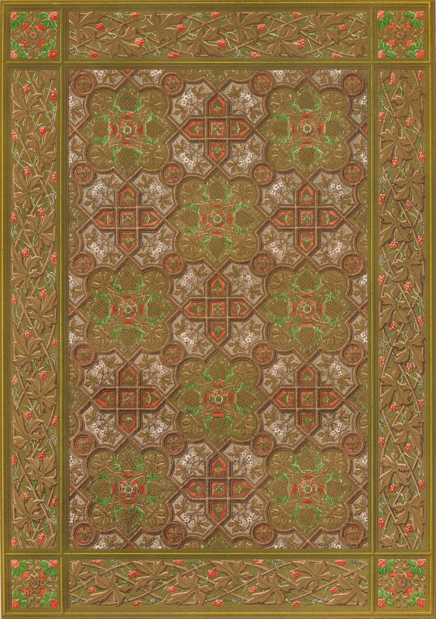 Een reliëfpaneel van leer door Habenicht, Wenen, 1863 door Robert Dudley