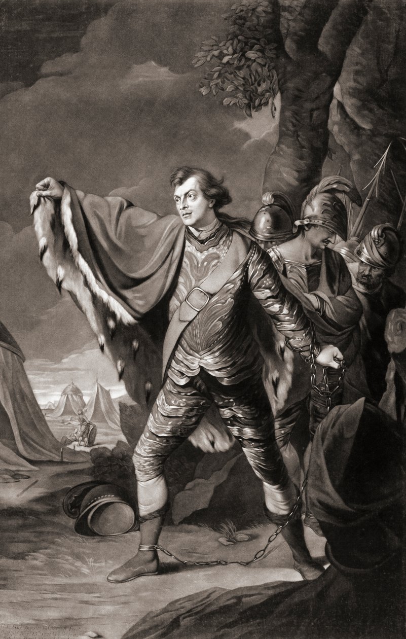 Engelse acteur Samuel Reddish. Portret. (prent) door Robert Edge (after) Pine