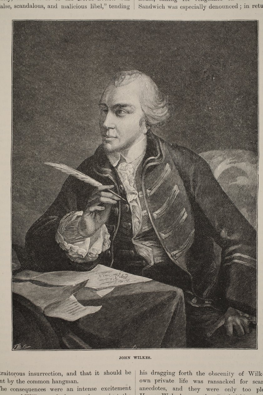 John Wilkes, illustratie uit 