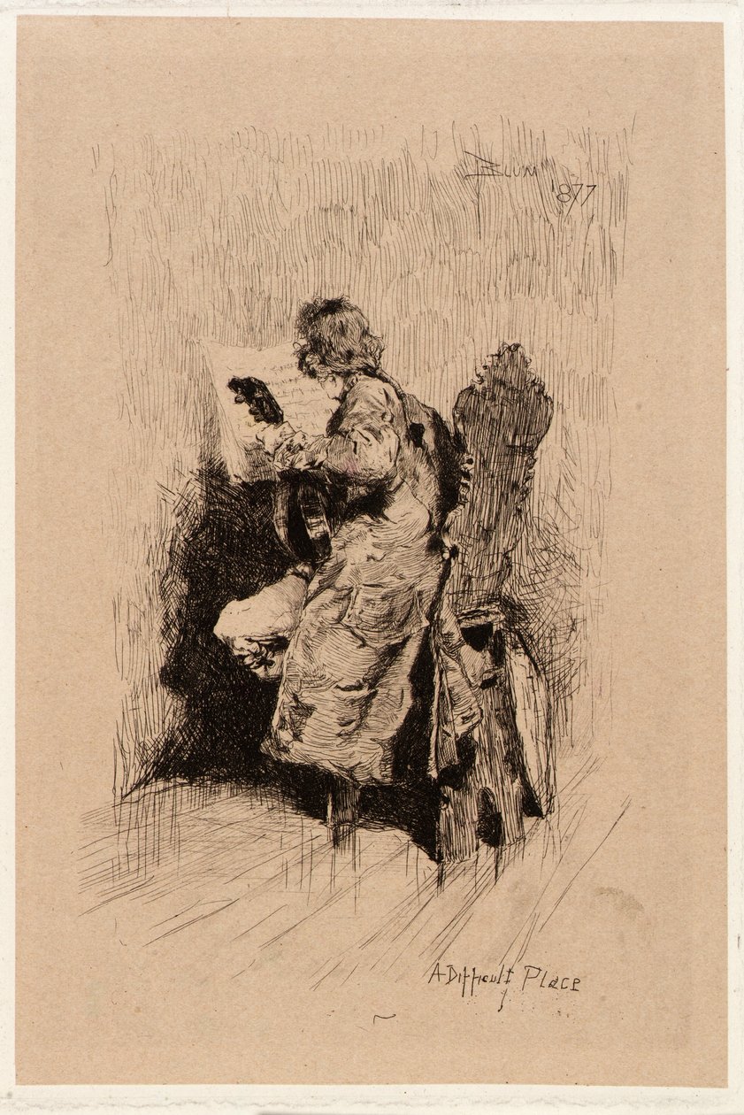 Een moeilijke plek door Robert Frederick Blum