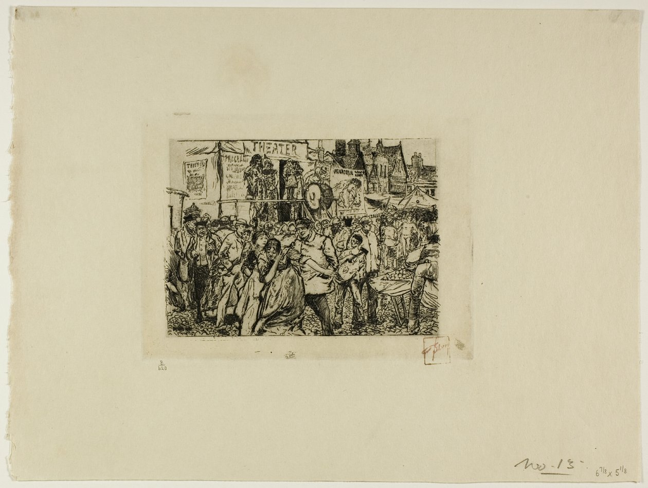 Een Illustratie door Robert Frederick Blum