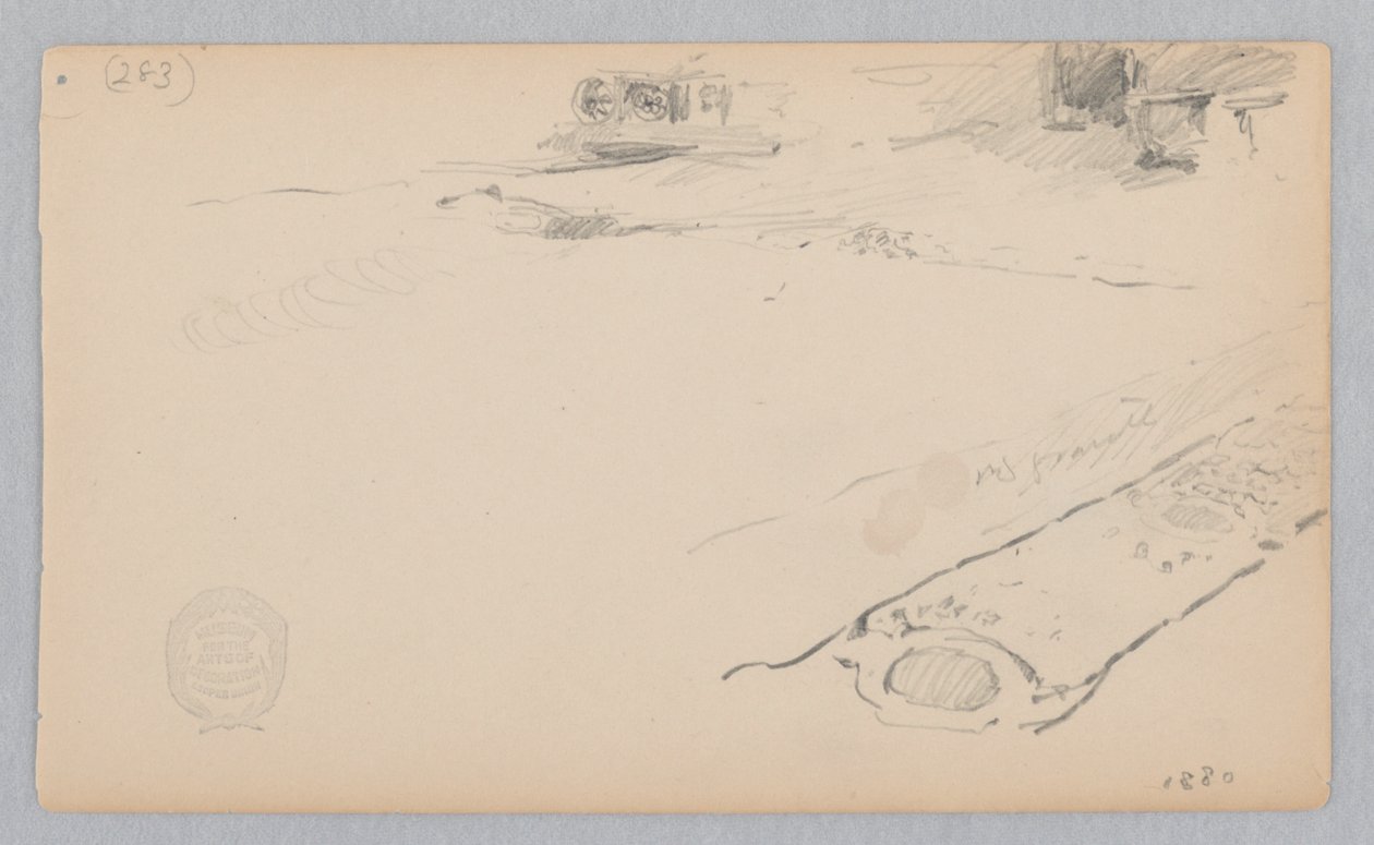 Binnenplaats door Robert Frederick Blum