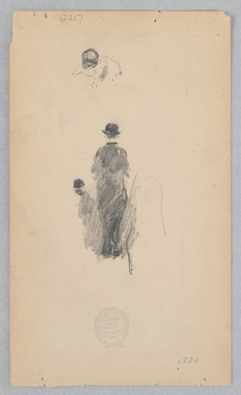Figuren in een menigte door Robert Frederick Blum