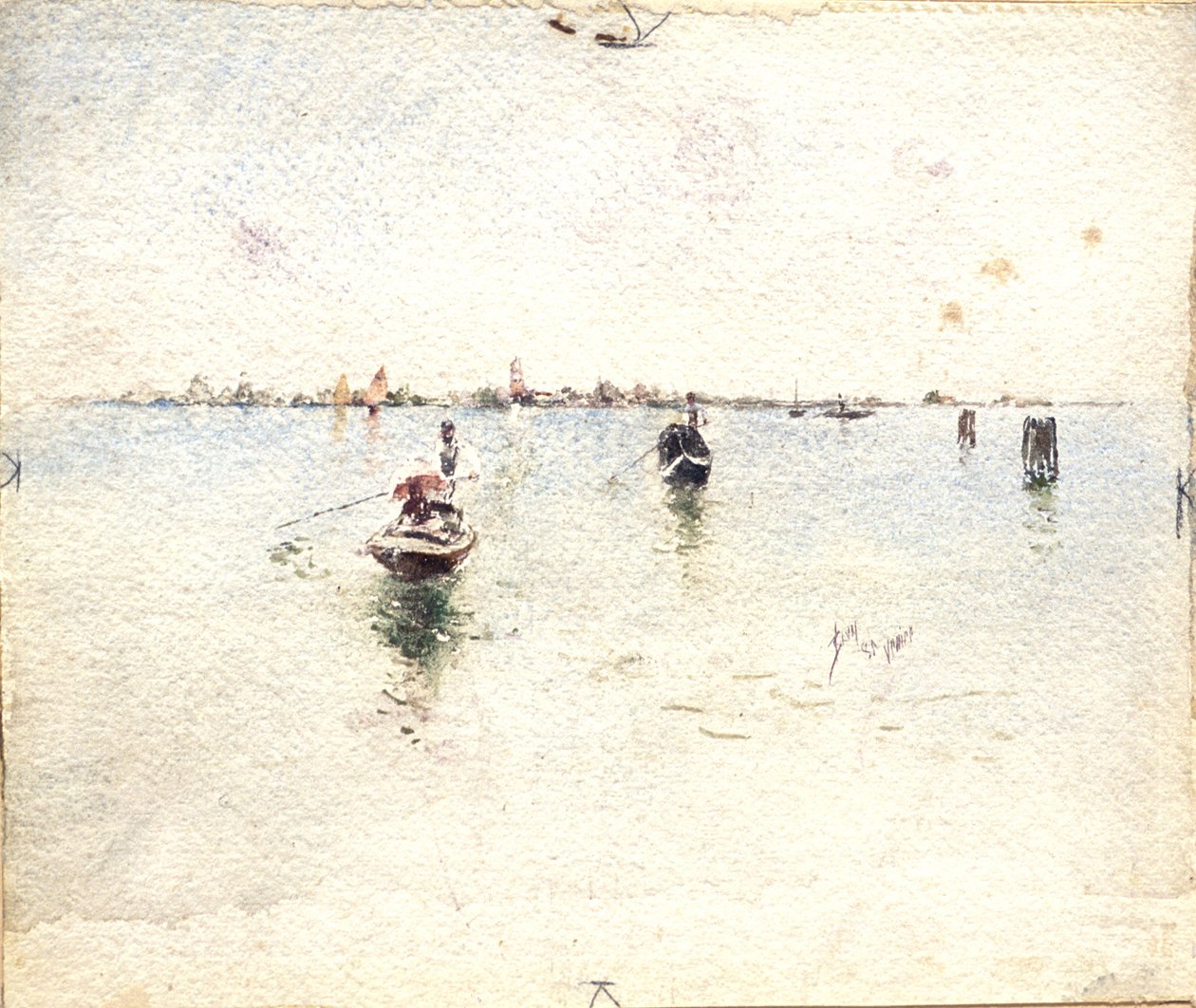 Gondels door Robert Frederick Blum