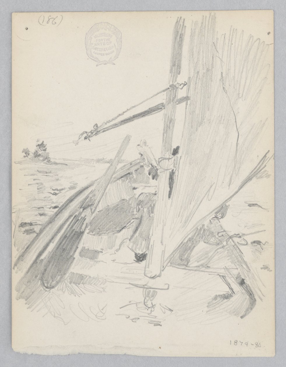 Zeilboot door Robert Frederick Blum