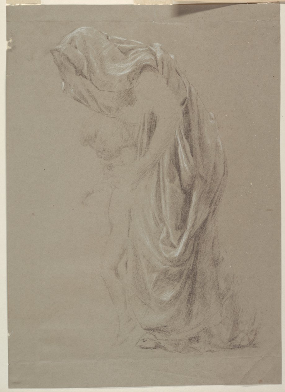 Studie voor een staande vrouw met kind, "Vintage Festival," Mendelssohn Glee Club, New York, NY door Robert Frederick Blum