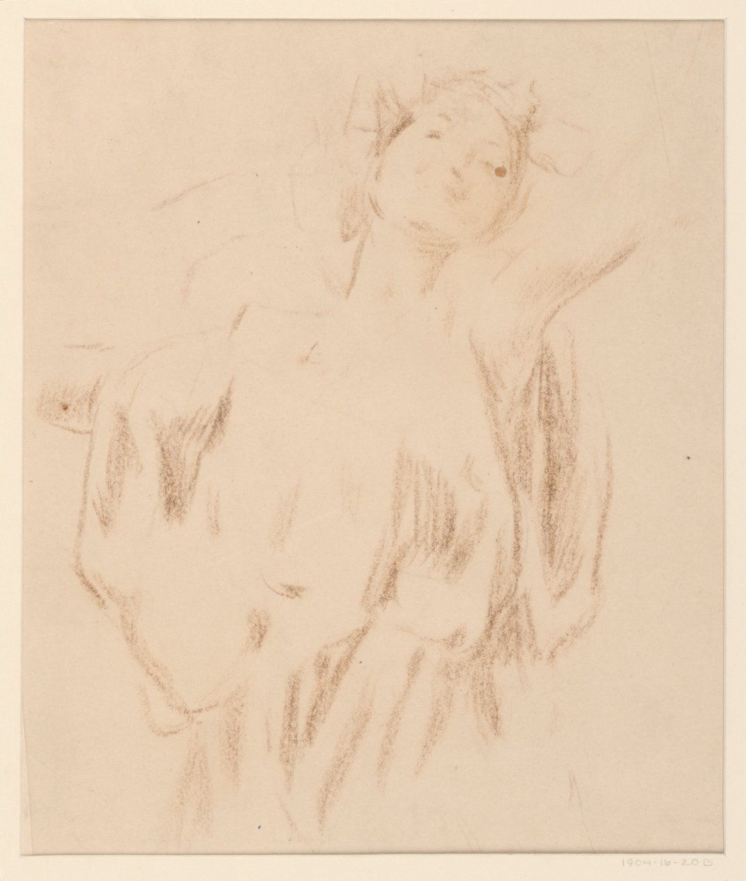 Studie voor een vrouw, "Vintage Festival," Mendelssohn Glee Club, New York, NY door Robert Frederick Blum