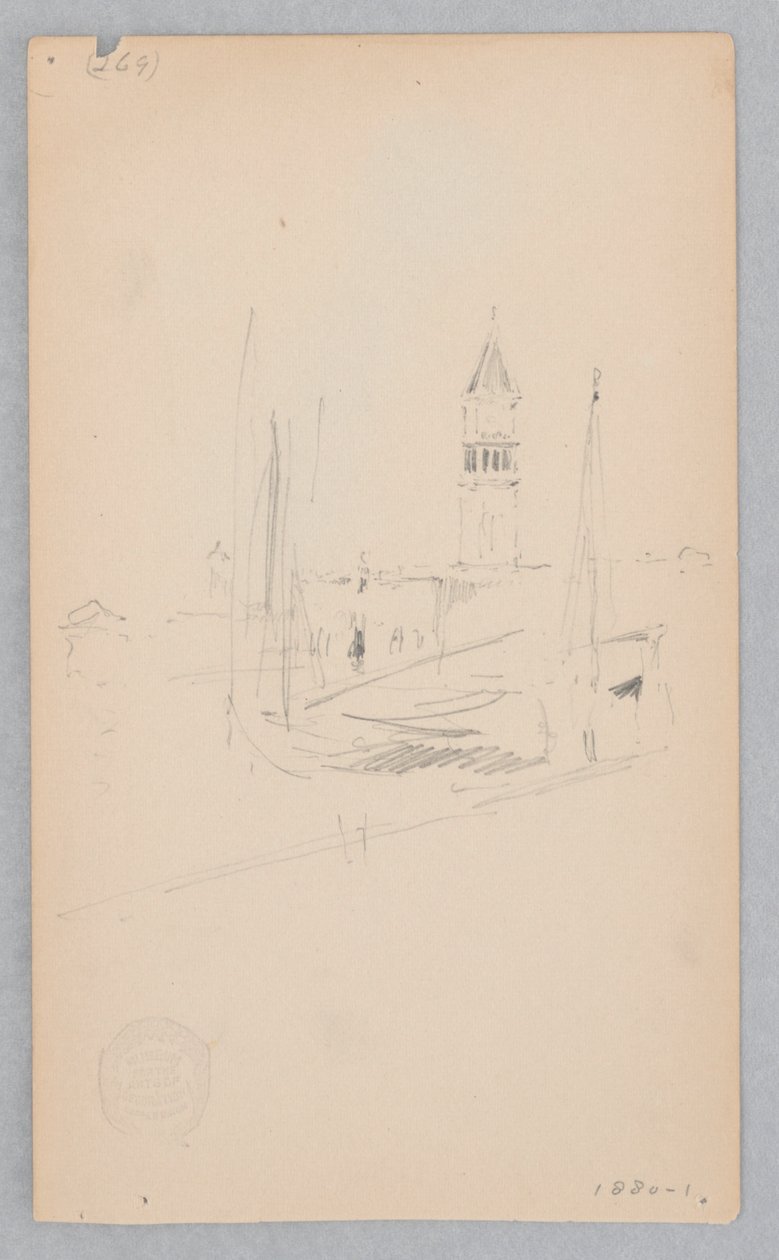 Uitzicht op Venetië, Italië door Robert Frederick Blum