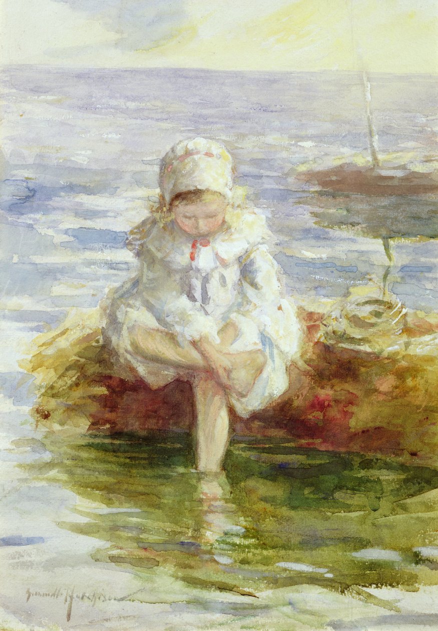 De zonnige zee door Robert Gemmell Hutchison