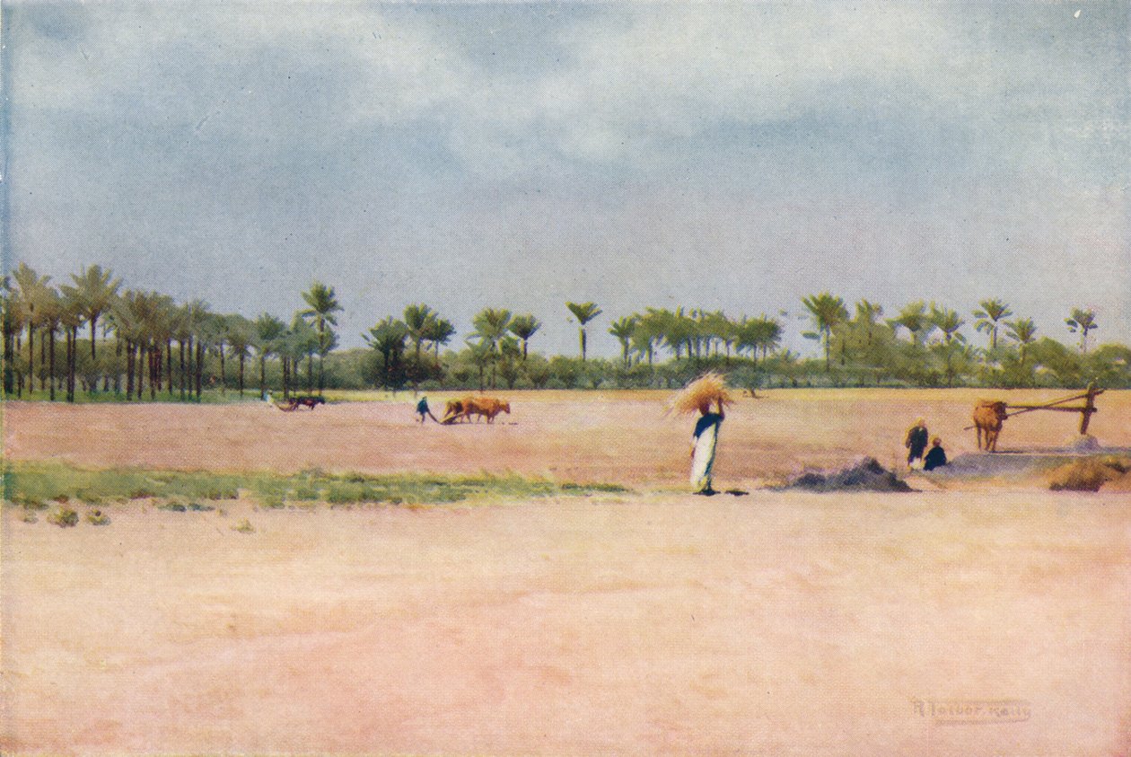 Esbet-El-Ekiad - Land van Gosen, ca. 1880, 1904 door Robert George Talbot Kelly