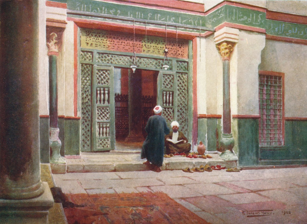 Grill in de moskee van de Sultan Kelaun door Robert George Talbot Kelly