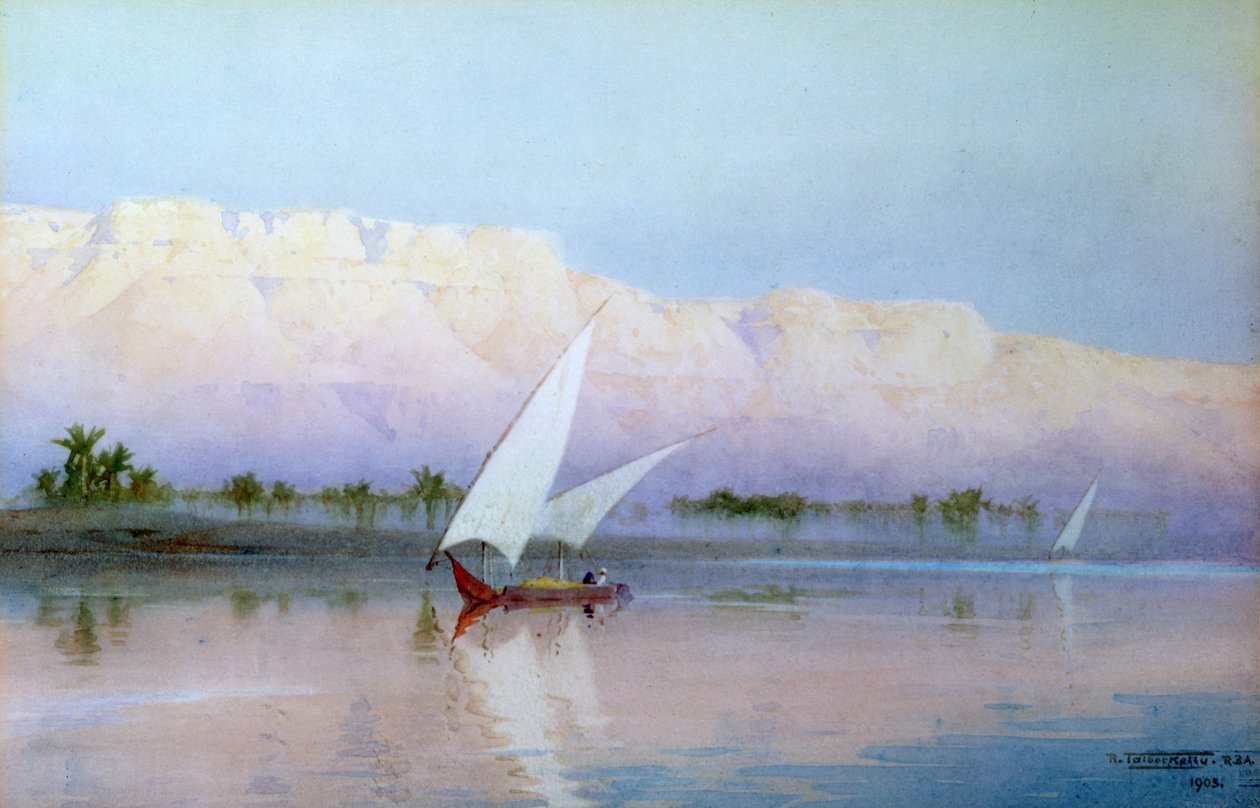 Aan de Nijl door Robert George Talbot Kelly