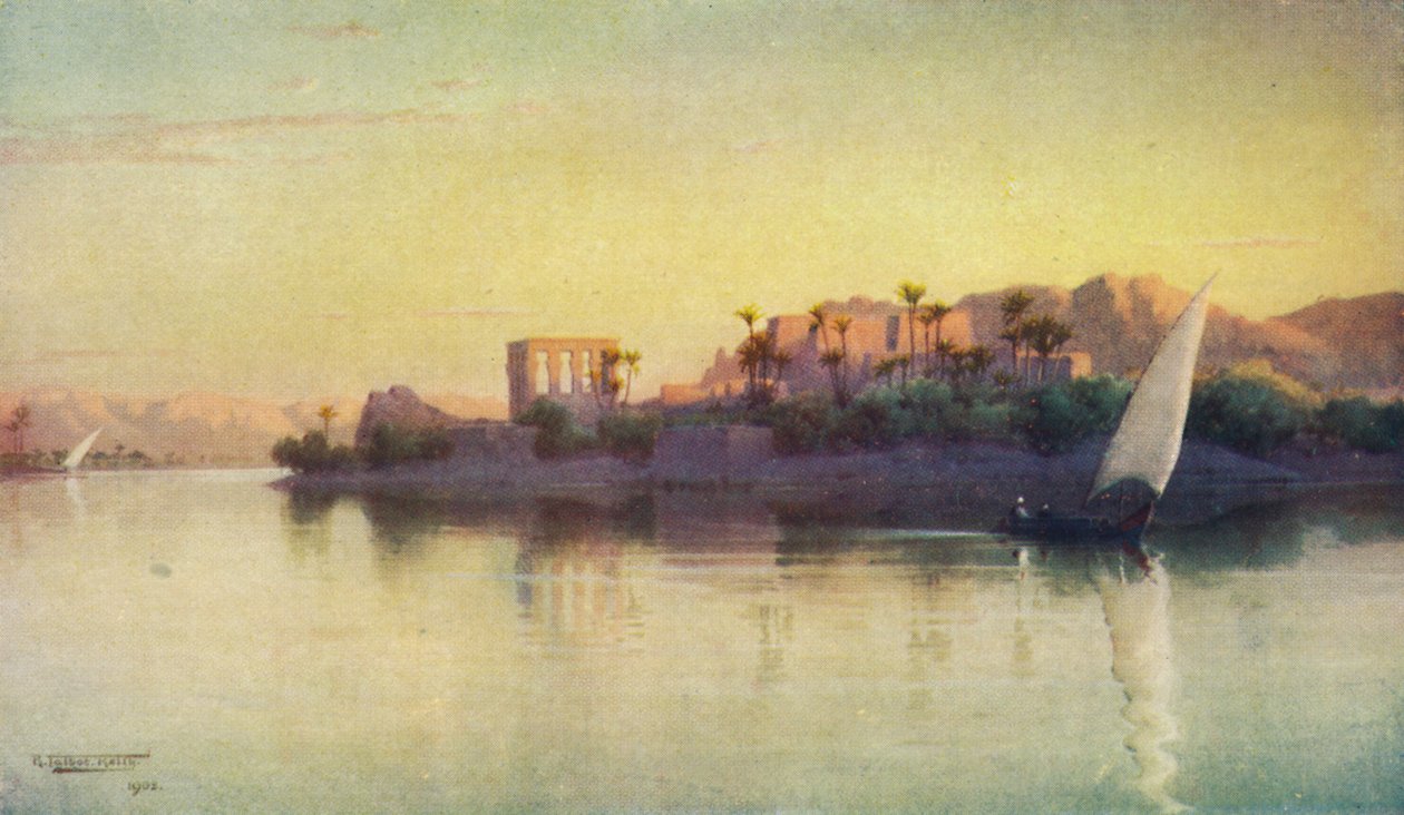 Philae, ca. 1880, 1904 door Robert George Talbot Kelly