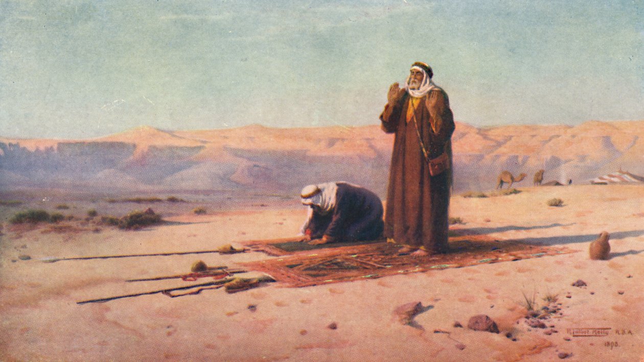 Gebed in de Woestijn, c1880, 1904 door Robert George Talbot Kelly