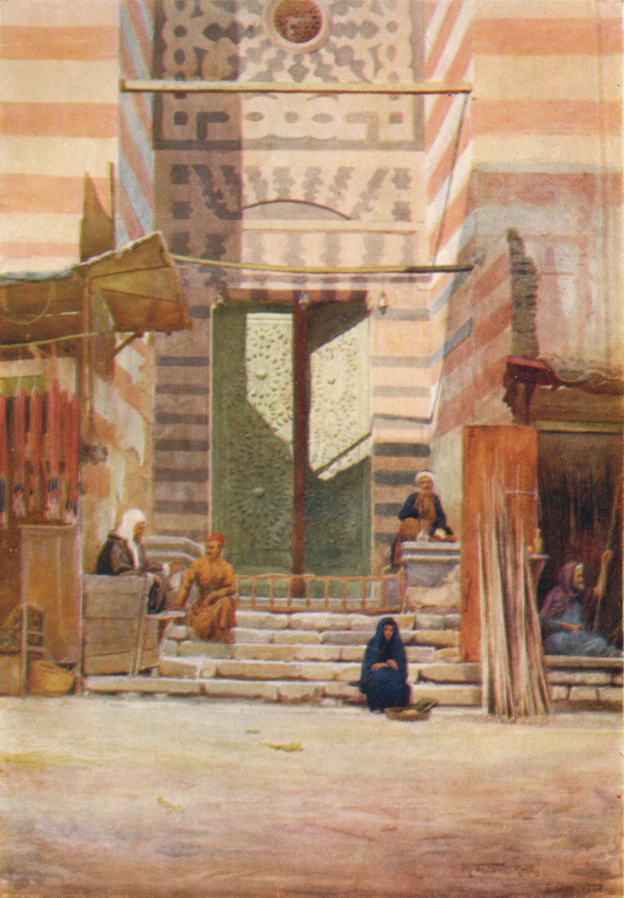 De bronzen deuren van El-Maristan El-Kelaun, ca. 1880, 1904 door Robert George Talbot Kelly