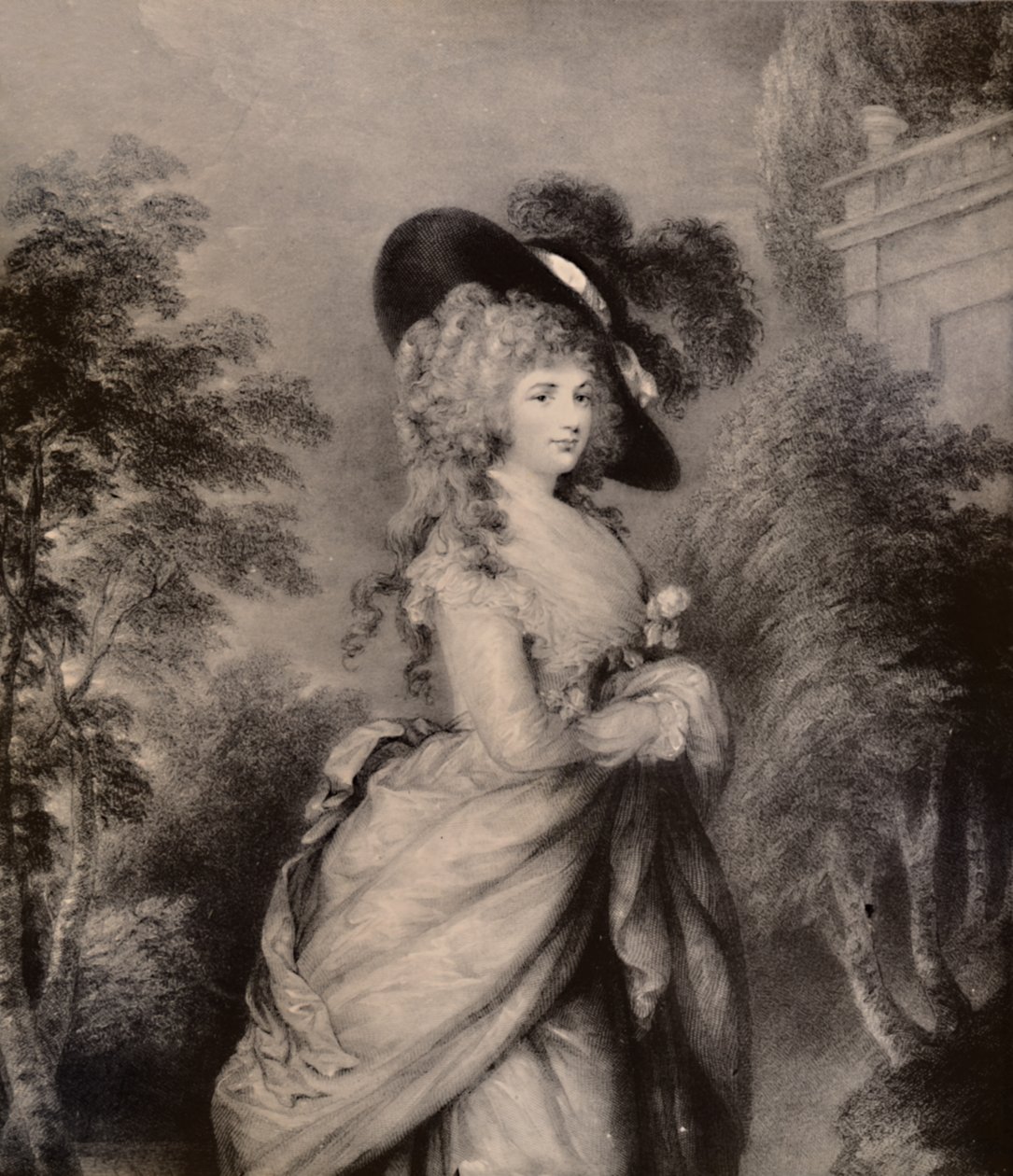 Georgiana Cavendish, hertogin van Devonshire, 19e eeuw door Robert Graves