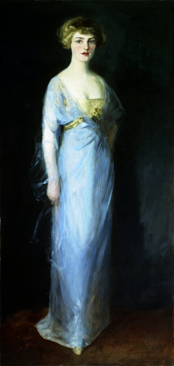 Portret van Dorothy Wagstaff, 1911 door Robert Henri