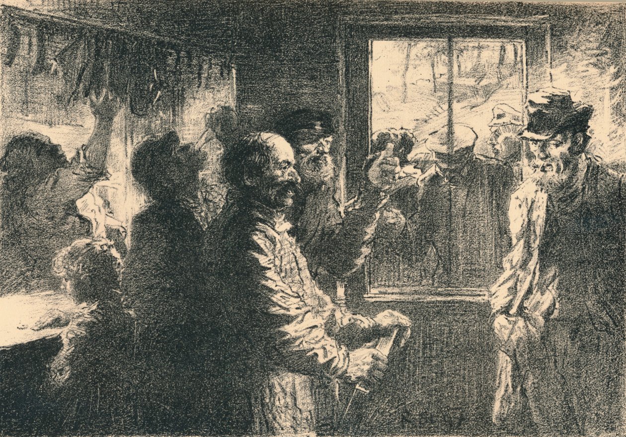 Dammerung door Robert Hermann Sterl