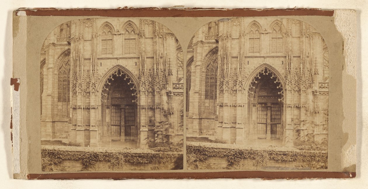Kerk van Saint-Ouen, Rouen. (Zuidportaal.) door Robert Howlett