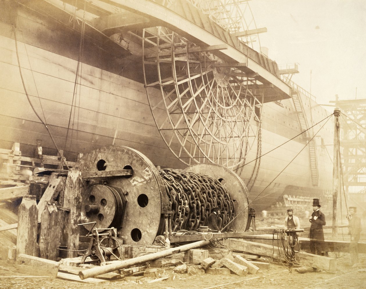 Isambard Kingdom Brunel (1806-59) naast de 