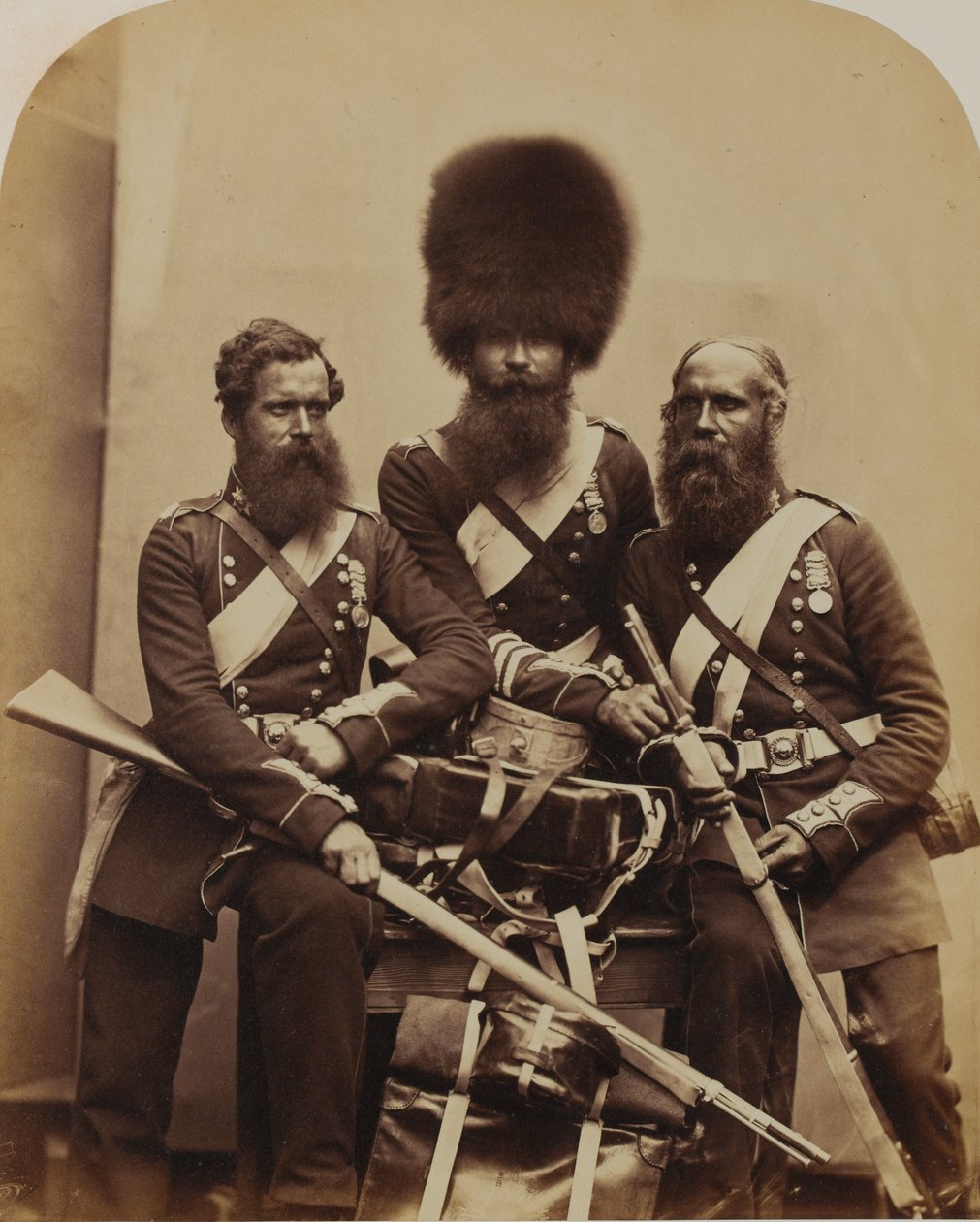 Nunn, Potter en Deal, Coldstream Guards door Robert Howlett