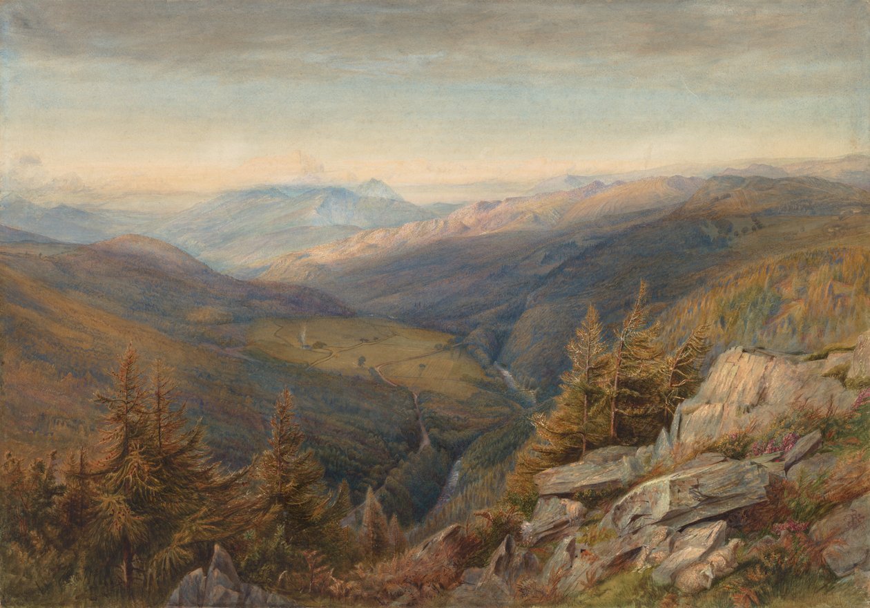 Bergzicht, 1863-67 door Robert J. Pattison