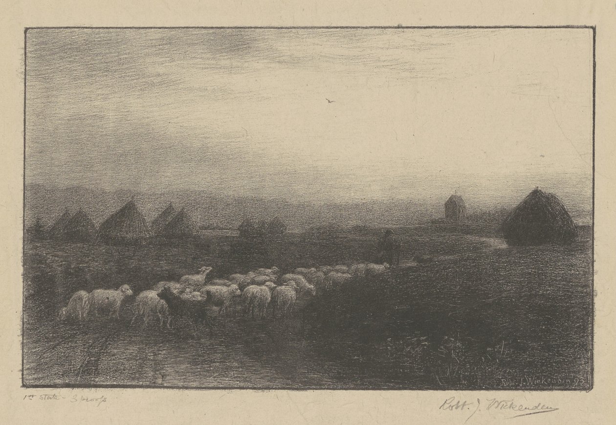 De terugkeer van de kudde door Robert J. Wickenden